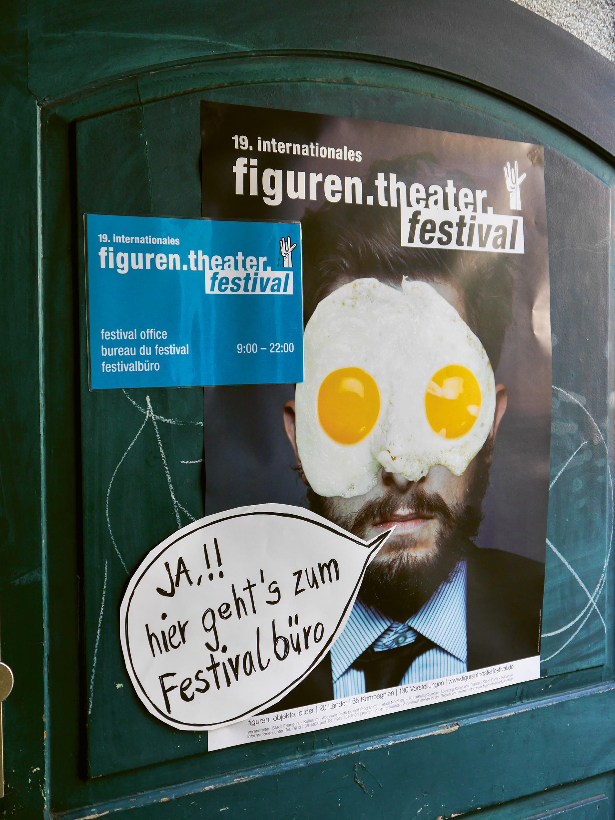 Aufgang Festivalbüro in Erlangen. 2025