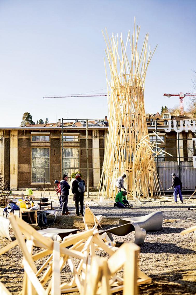 Wechselseitiger Austausch und wichtige Impulse: Die Finissage des jungspund Festivals in St. Gallen. Foto Ueli Steingruber