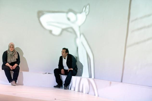 "Die Lücke - Ein Stück Keupstrasse" von Nuran David Calis am Schauspiel Köln. Foto David Baltzer