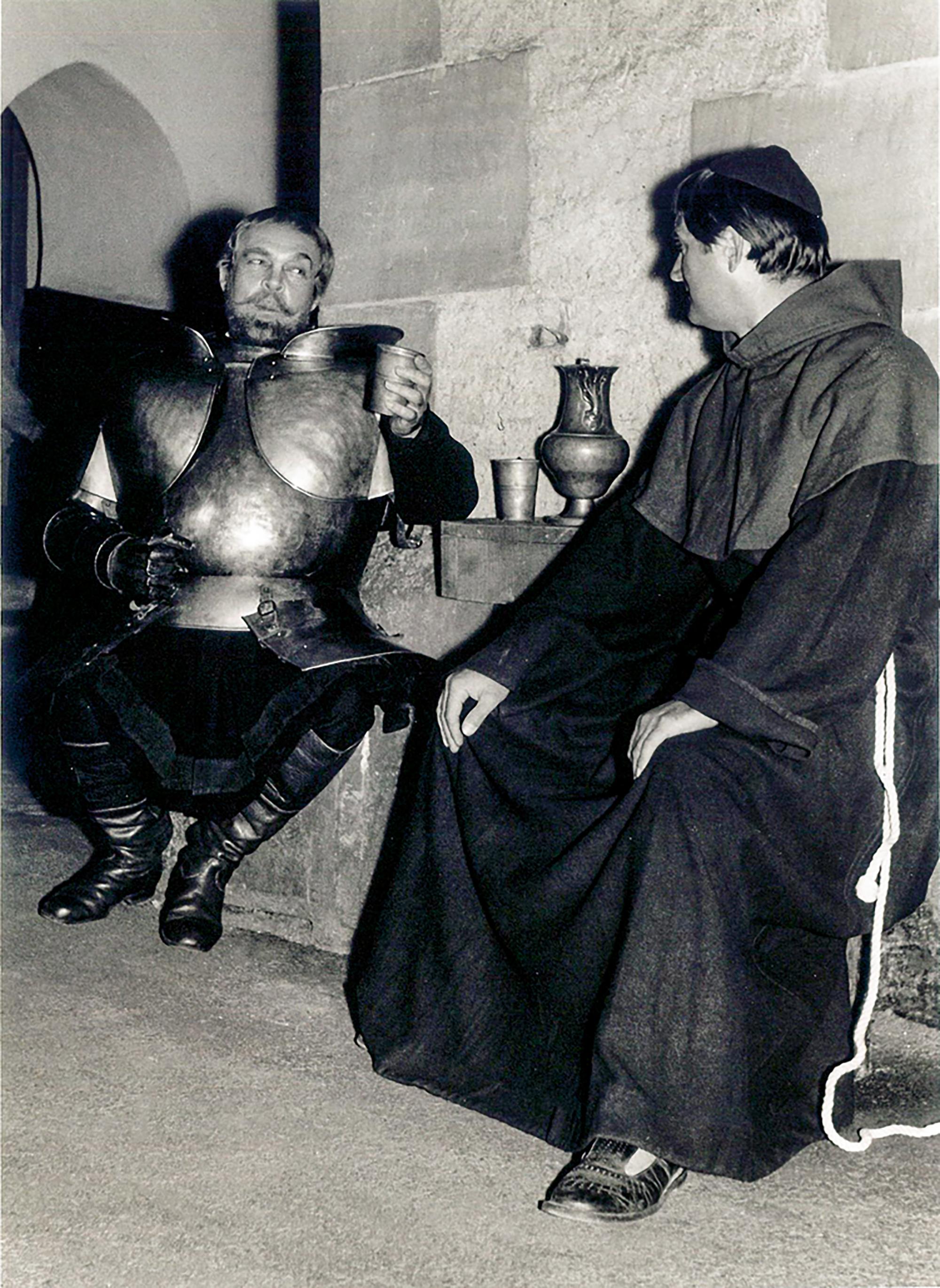 1961: „Götz von Berlichingen“ Alexander Golling (Götz), Robert Remmler (Bruder Martin)