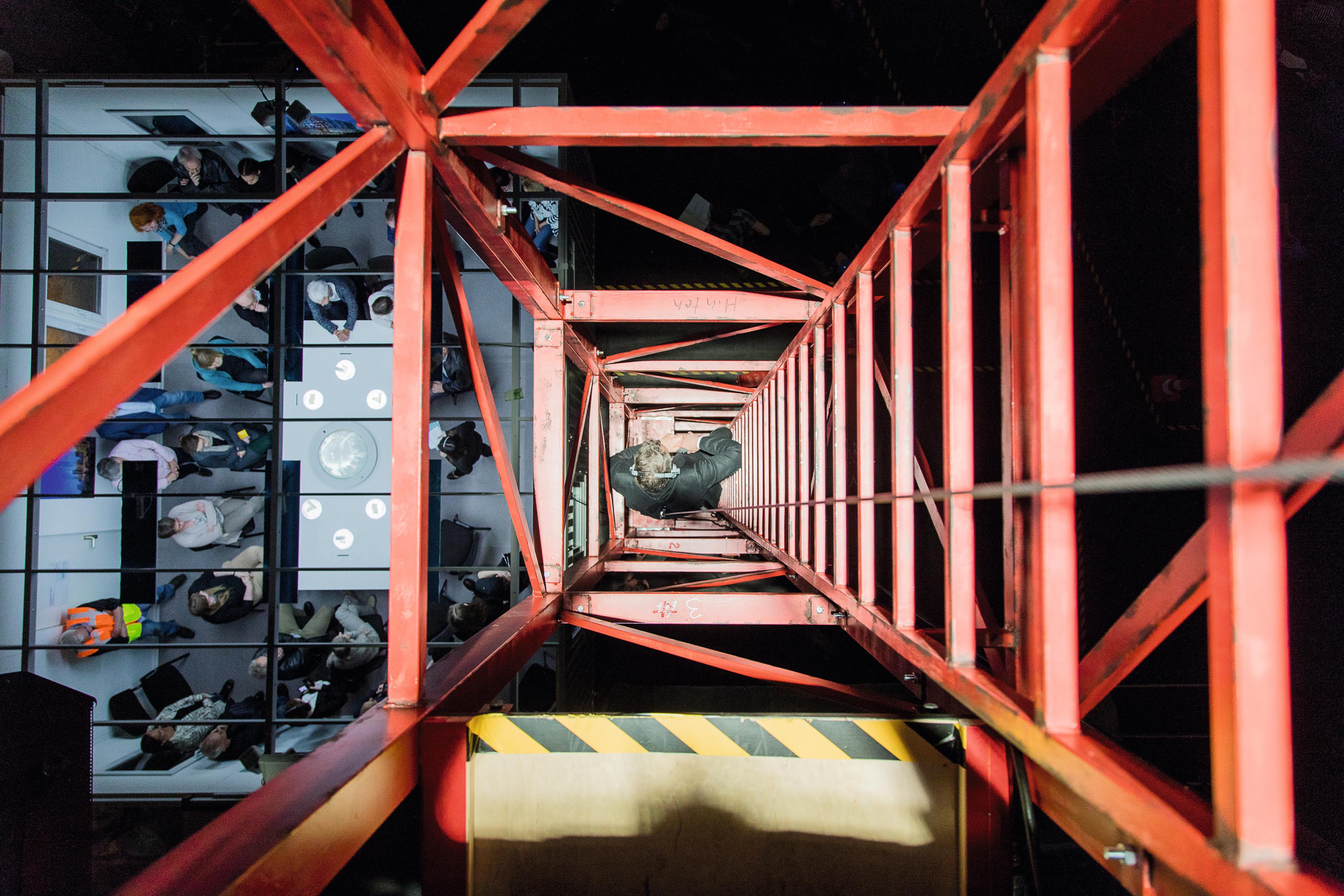 „Gesellschaftsmodell Großbaustelle“. Foto Benno Tobler