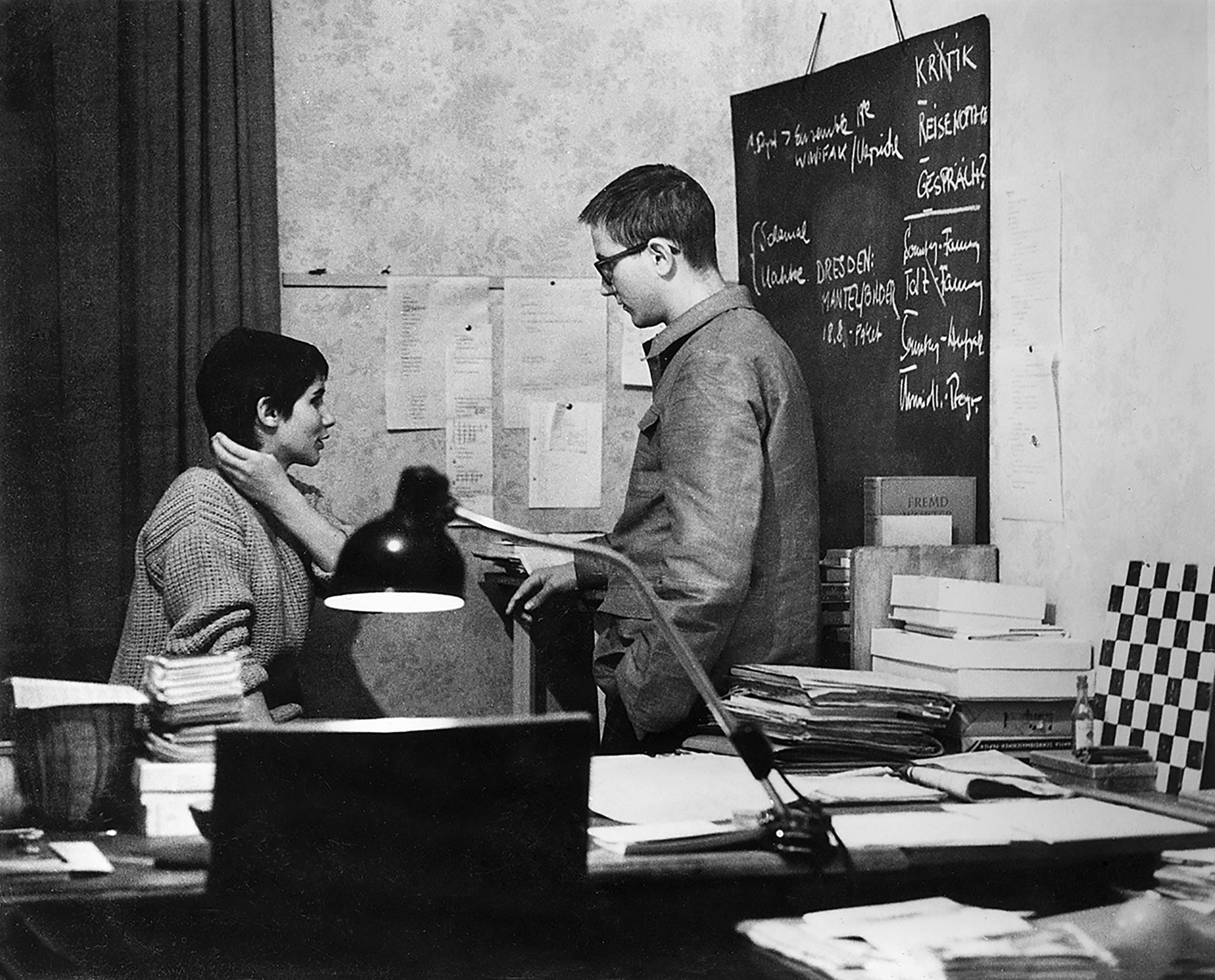 Christa und B. K. Tragelehn, Herbst 1960.