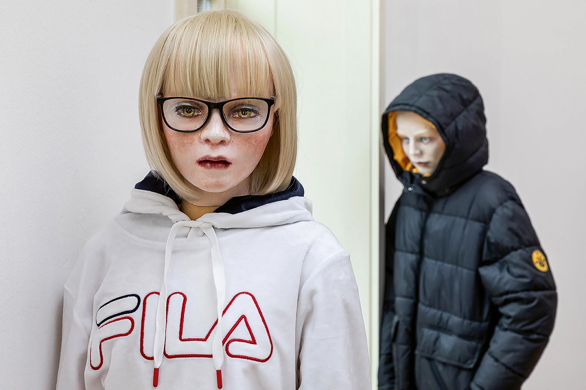 Ausstellungsansicht „Ich weiß, daß ich mich verdoppeln kann. Gisèle Vienne und die Puppen der Avantgarde“, Georg Kolbe Museum Berlin, 2024