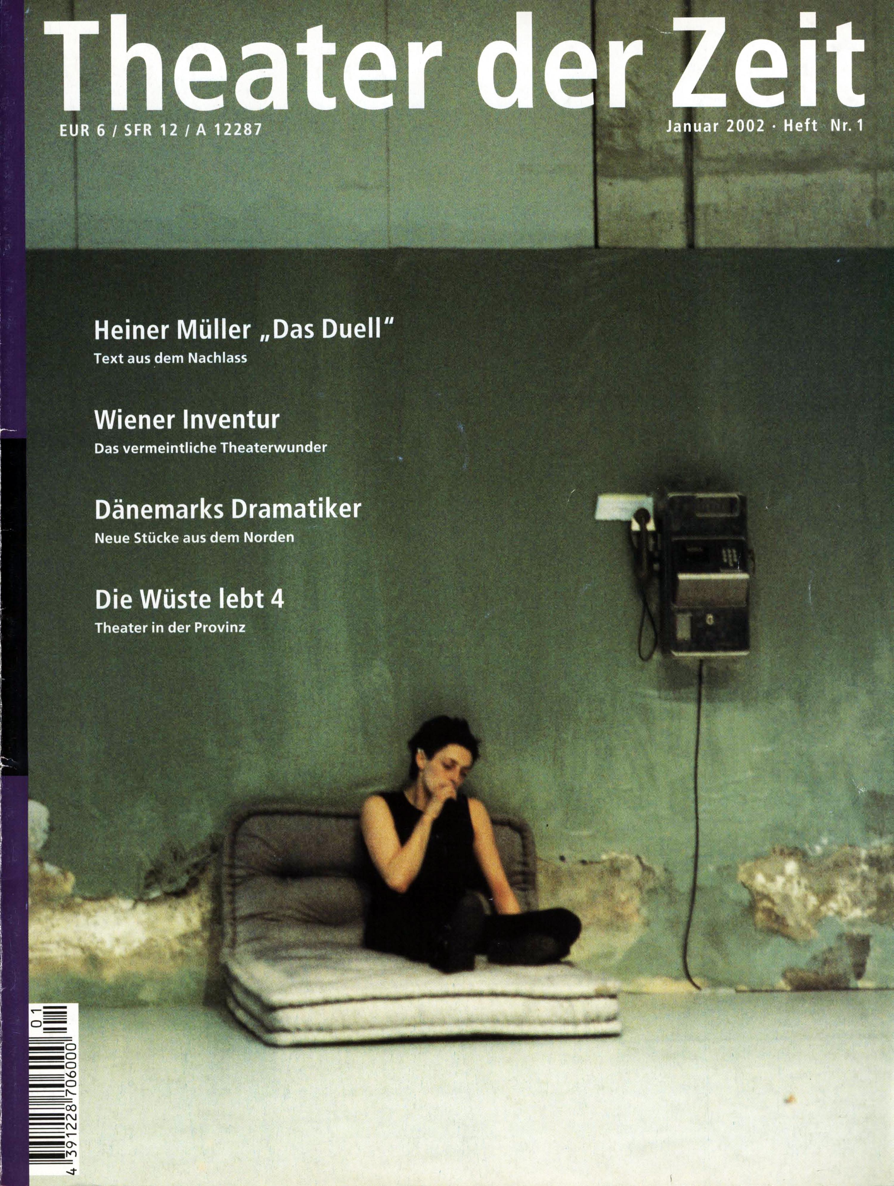 Theater der Zeit Heft 01/2002