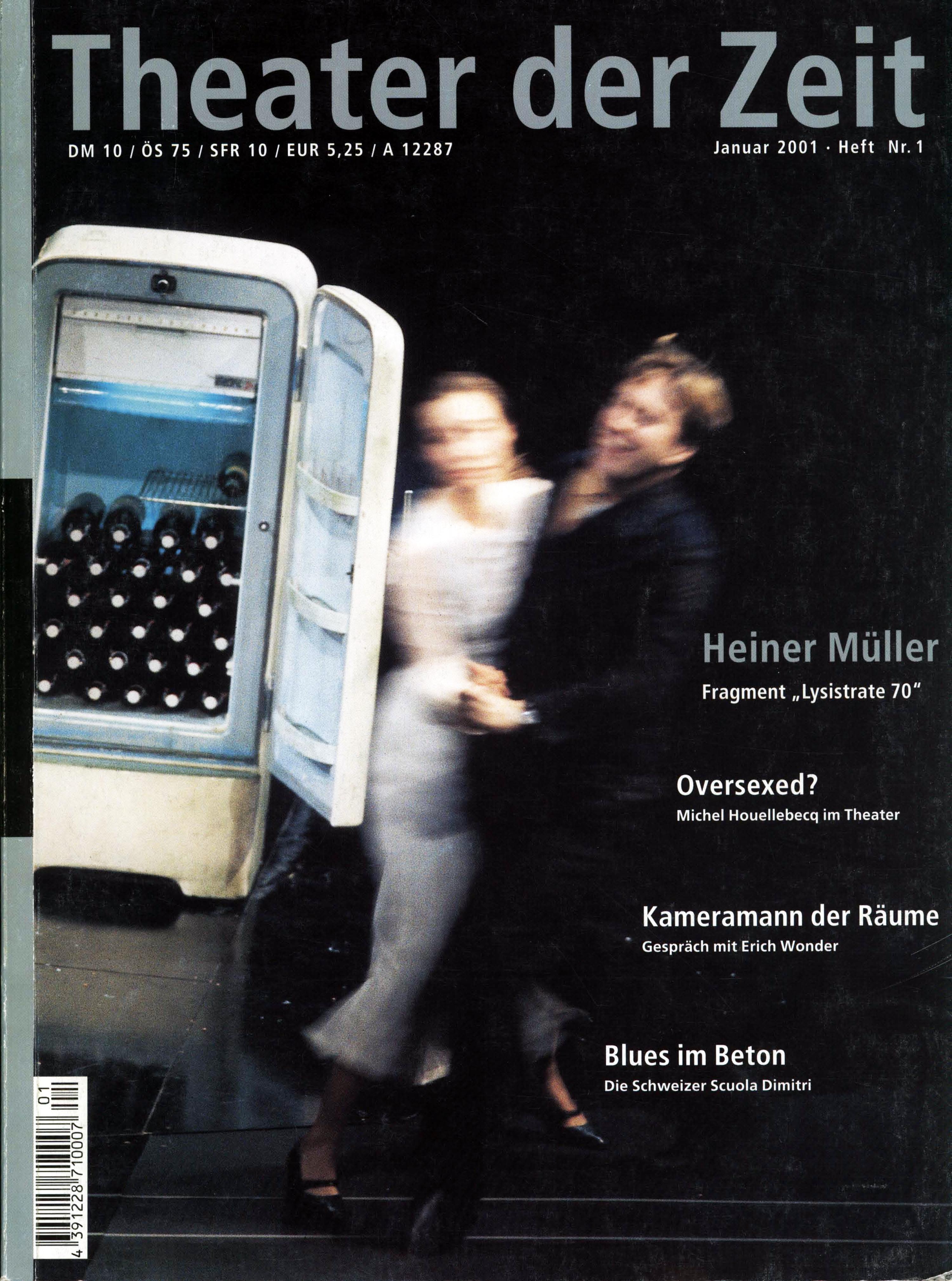 Theater der Zeit Heft 01/2001