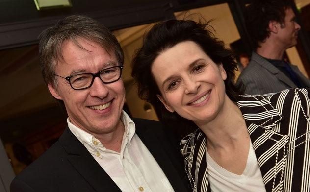 Frank Hoffmann und Juliette Binoche, Foto Krusebild