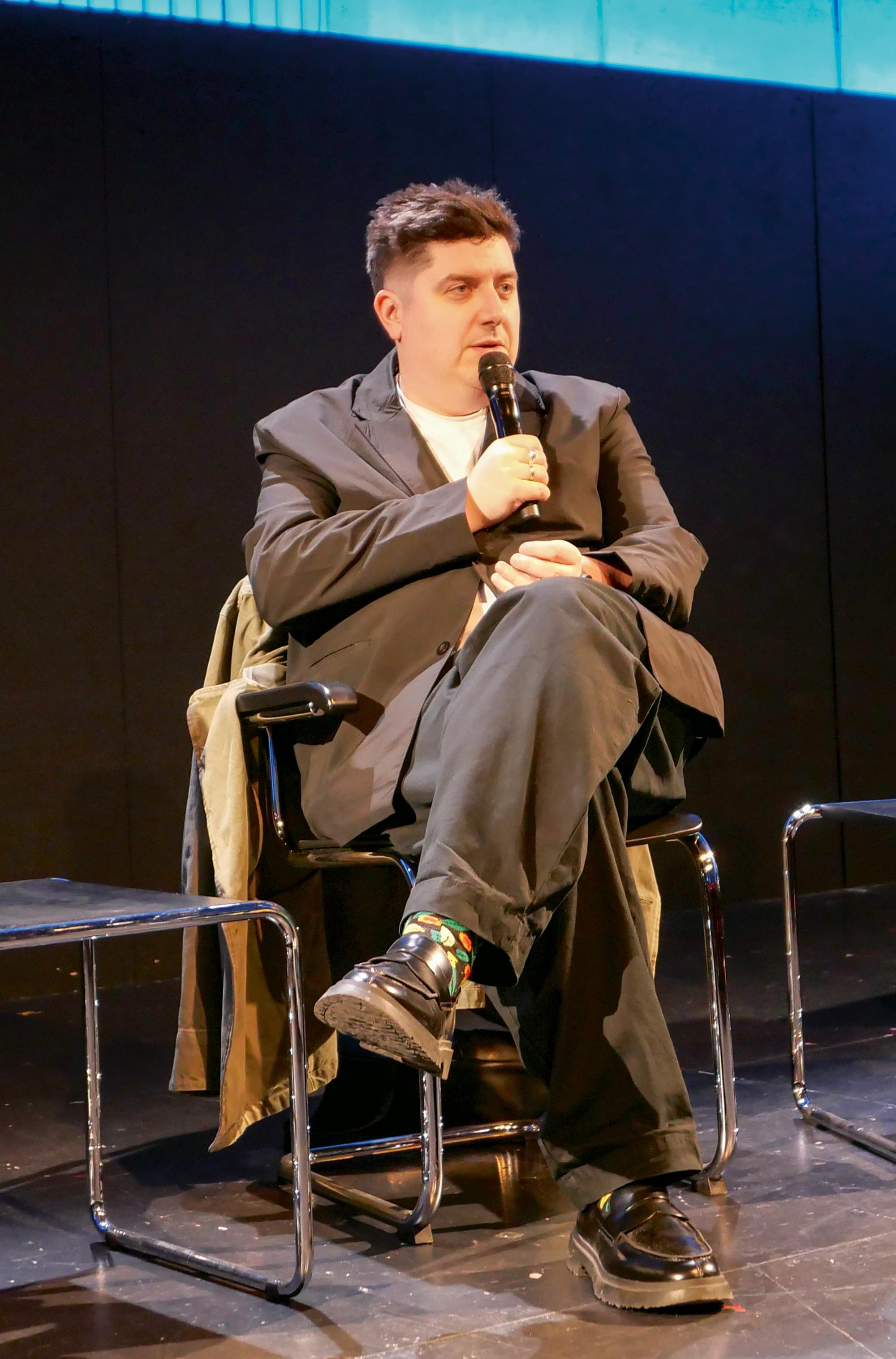 Der ukrainische Theaterregisseur Stas Zhyrkov 