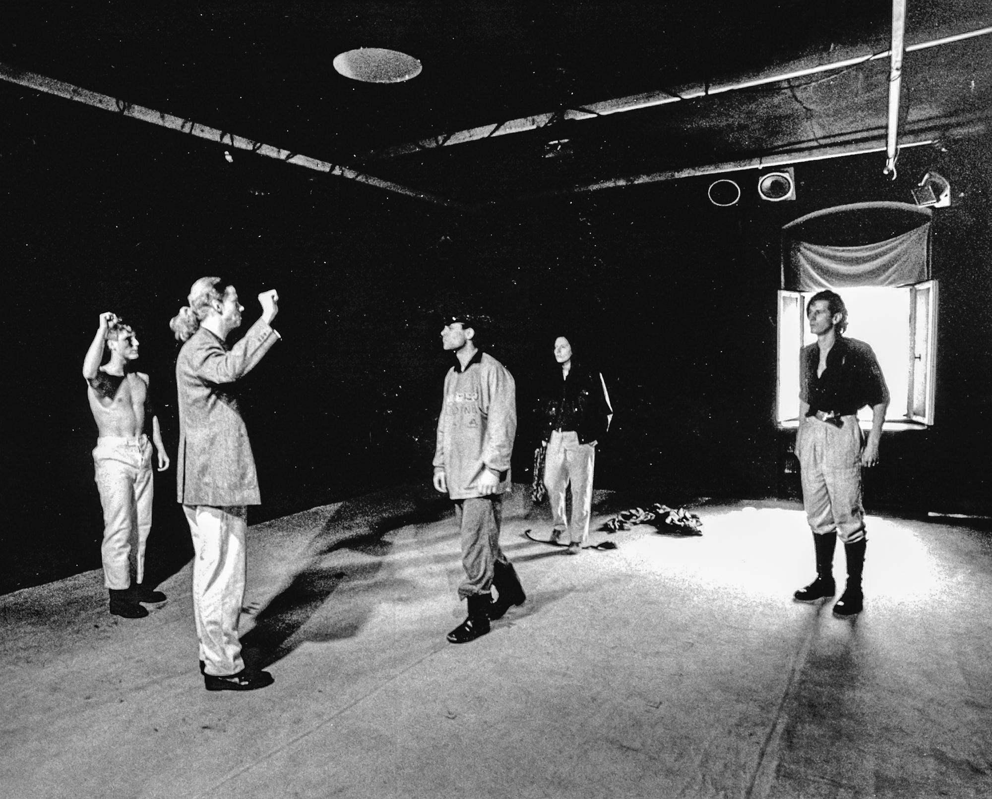 Schlötel oder Was solls (1989) in der Spielstätte Elisenstraße der Dramatischen Brigade