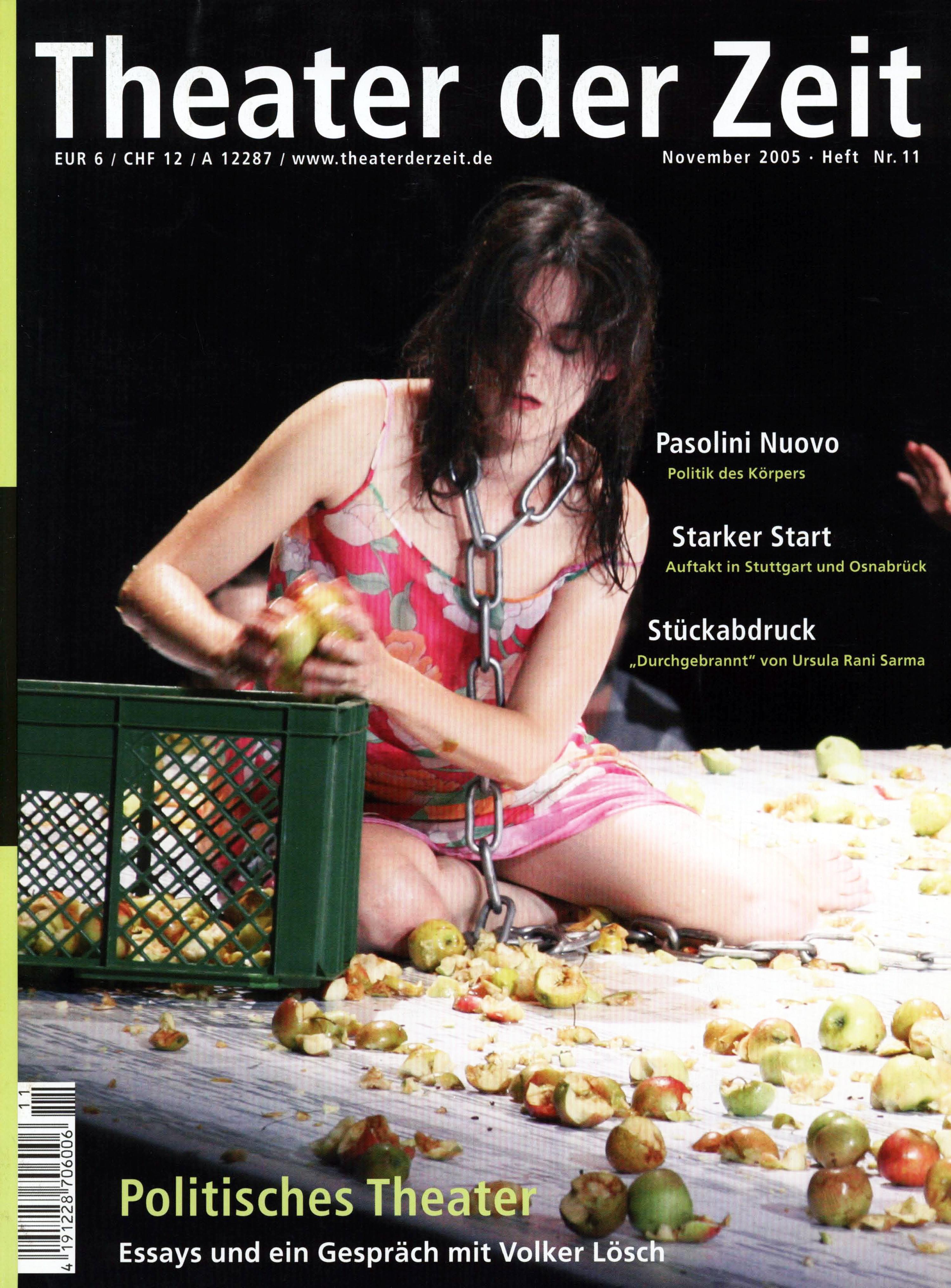 Theater der Zeit Heft 11/2005