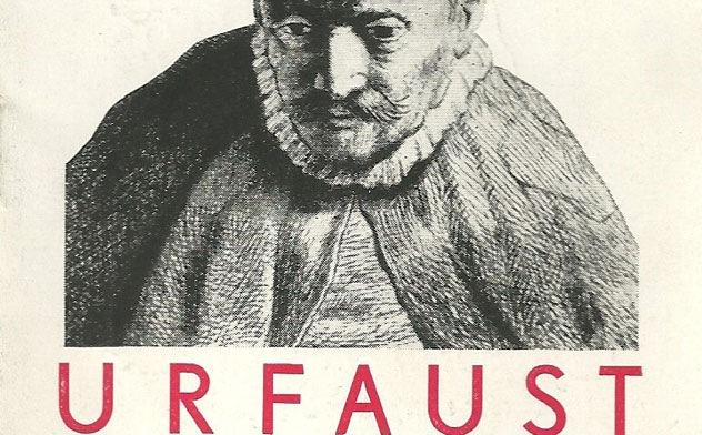 Programmheft Berliner Ensemble Urfaust 1953