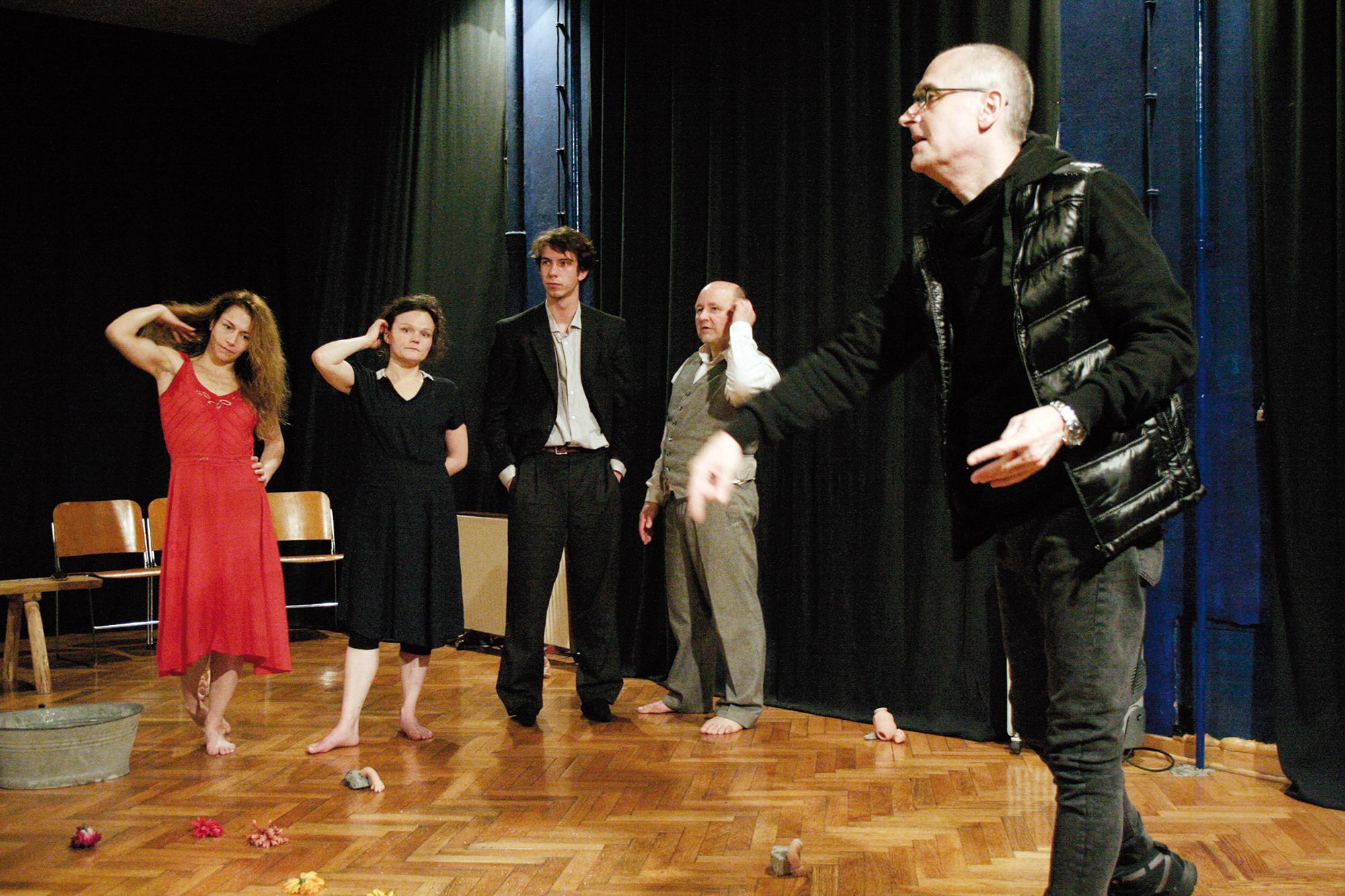 Theaterlabor/Plavo Pozorište, Requiem, Probe in Belgrad, 2014