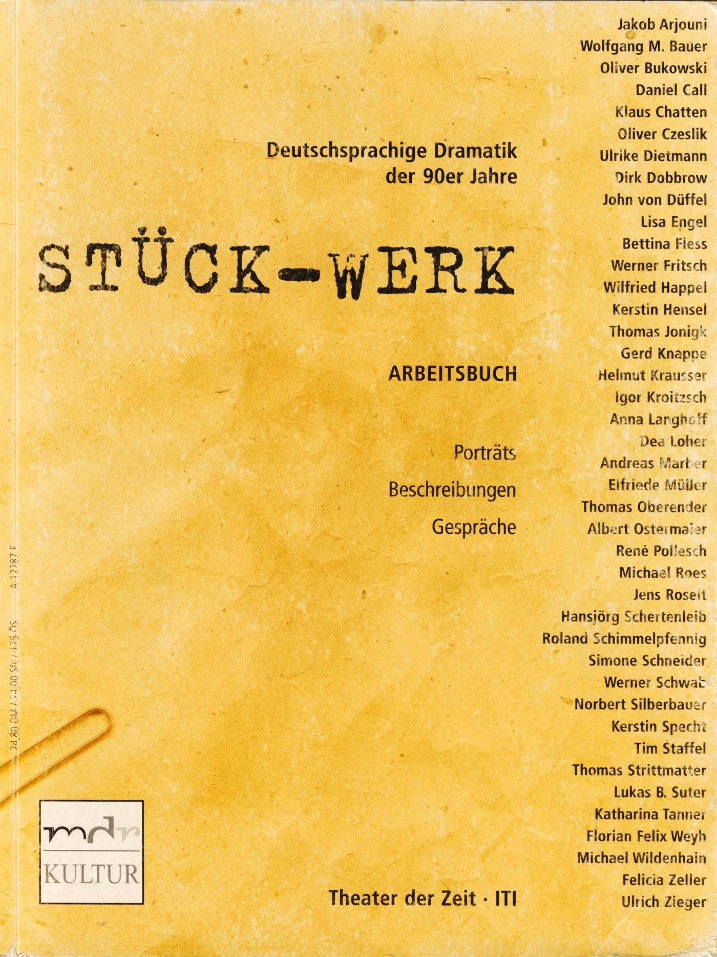 Arbeitsbuch 2 "Stück-Werk"