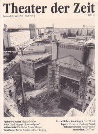 Theater der Zeit Heft 01/1994