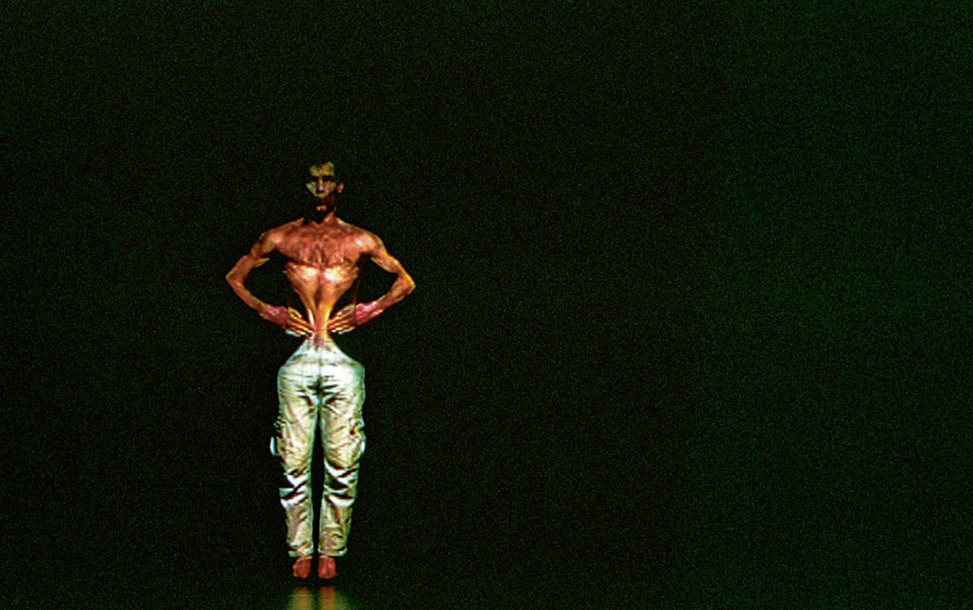 „D.A.V.E. – digital amplified video engine“, Klaus Obermaier und Chris Haring (AUT). 2001