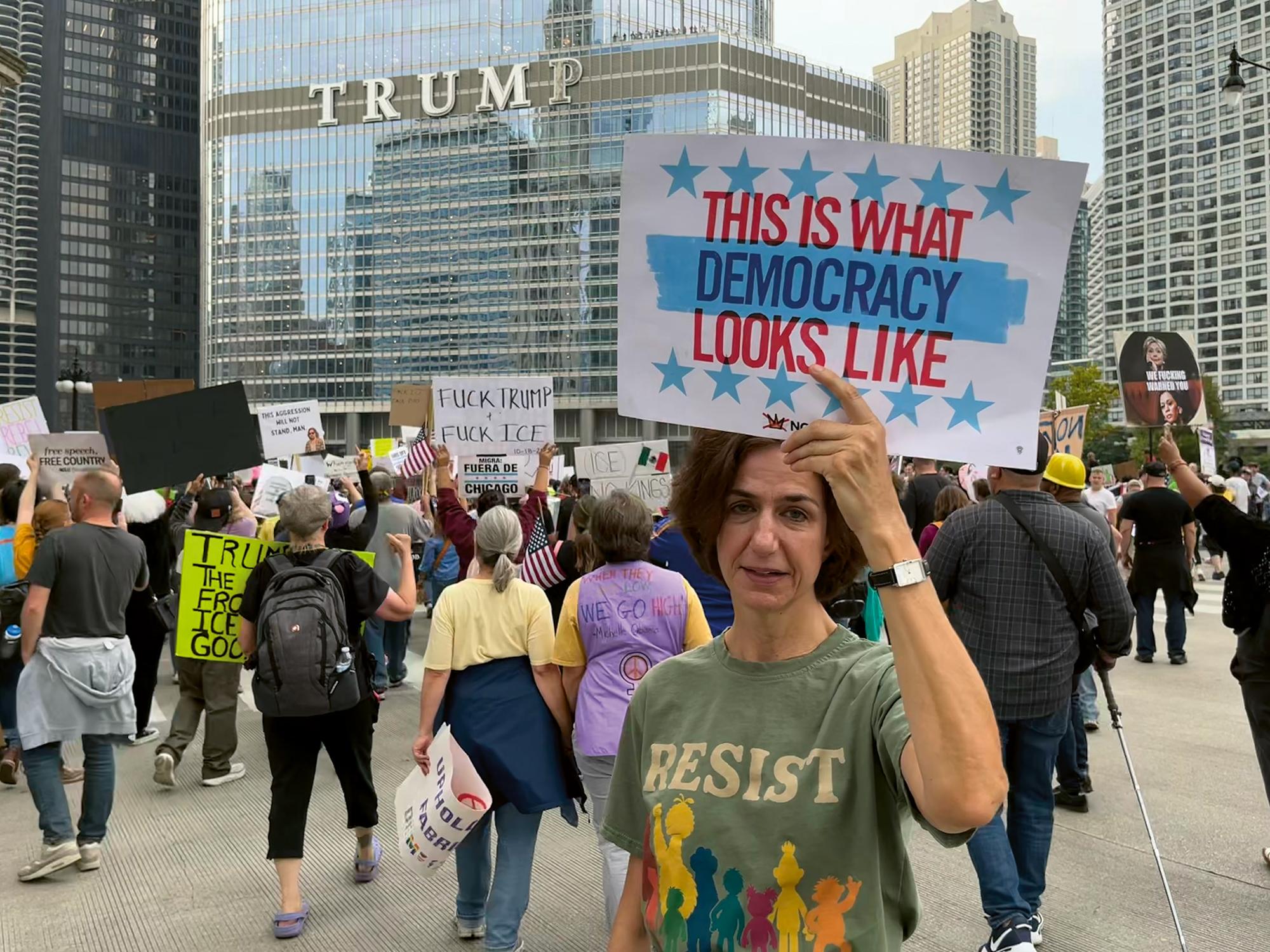 No Kings Protest. Chicago, 18.10.2025. Heidi Schlipphacke.
