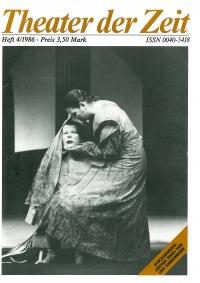 Theater der Zeit Heft 04/1986