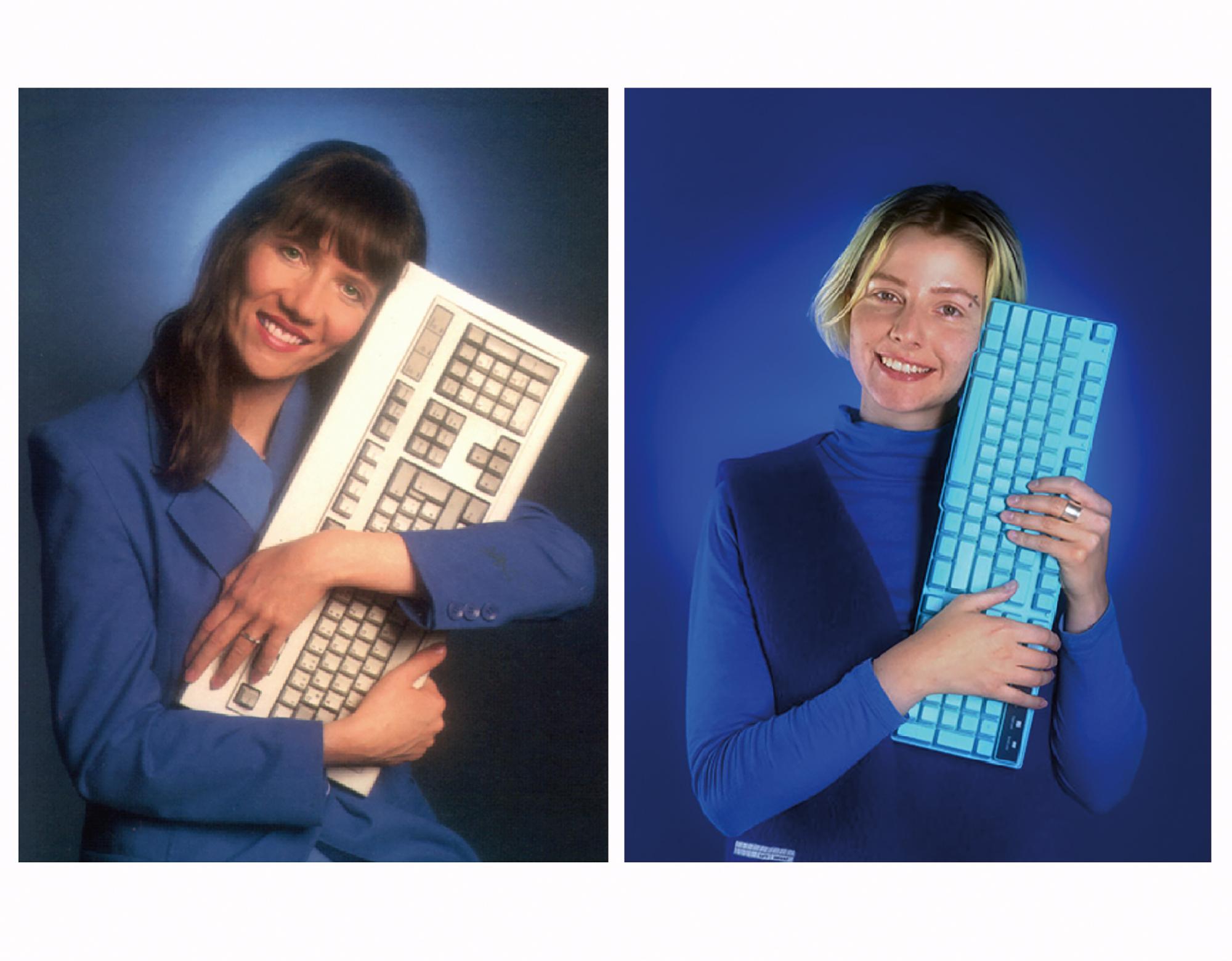 Cornelia Sollfrank, Woman, 1993 & Malin Kuht, Woman, 2023