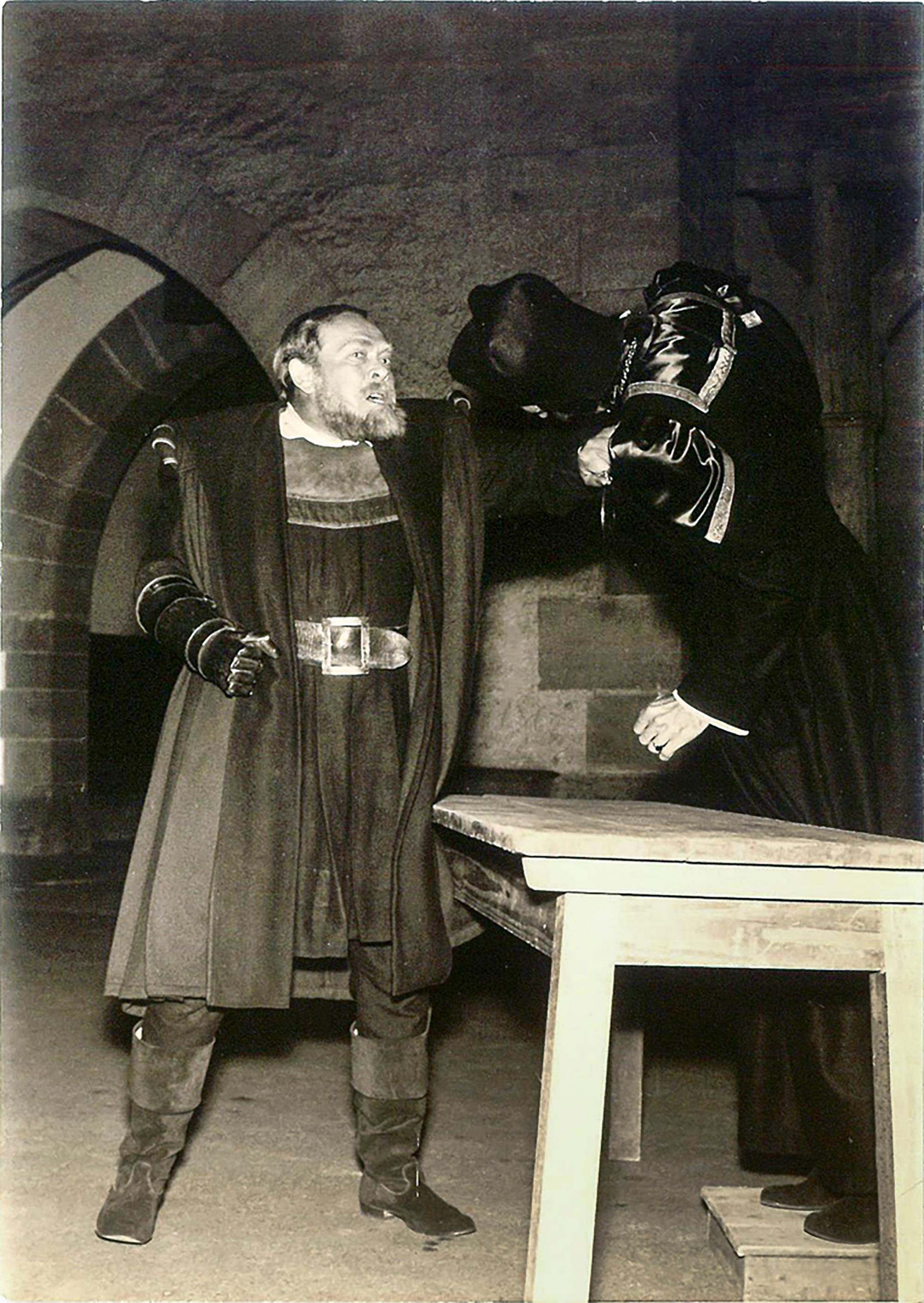 1962: „Götz von Berlichingen“ Alexander Golling (Götz), Hans Hassenstein (Kaiserlicher Rat)