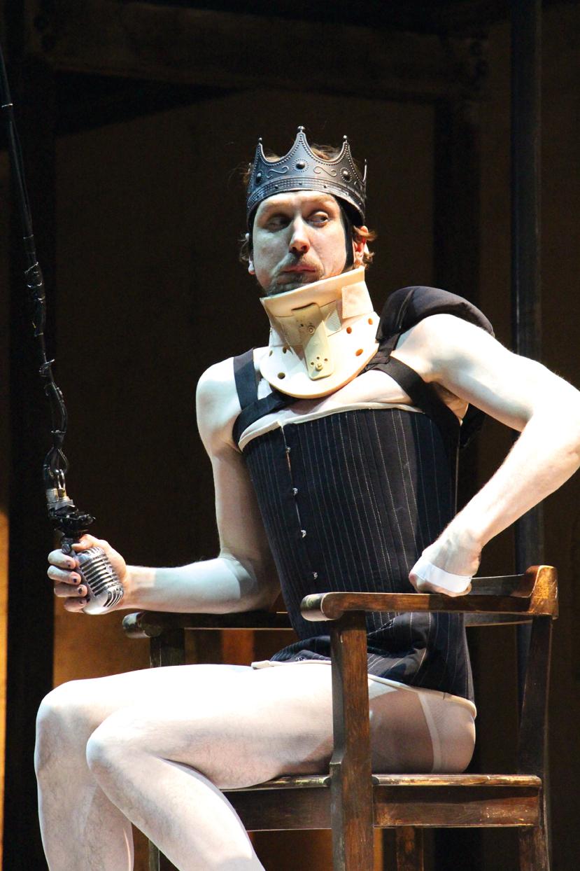 Lars Eidinger als Richard III. an der Schaubühne am Lehniner Platz