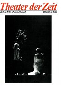Theater der Zeit Heft 12/1989