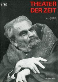 Theater der Zeit Heft 01/1972