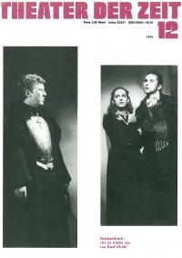 Theater der Zeit Heft 12/1979