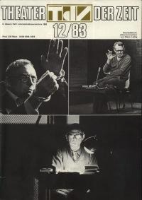 Theater der Zeit Heft 12/1983
