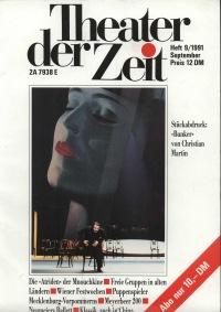 Theater der Zeit Heft 09/1991
