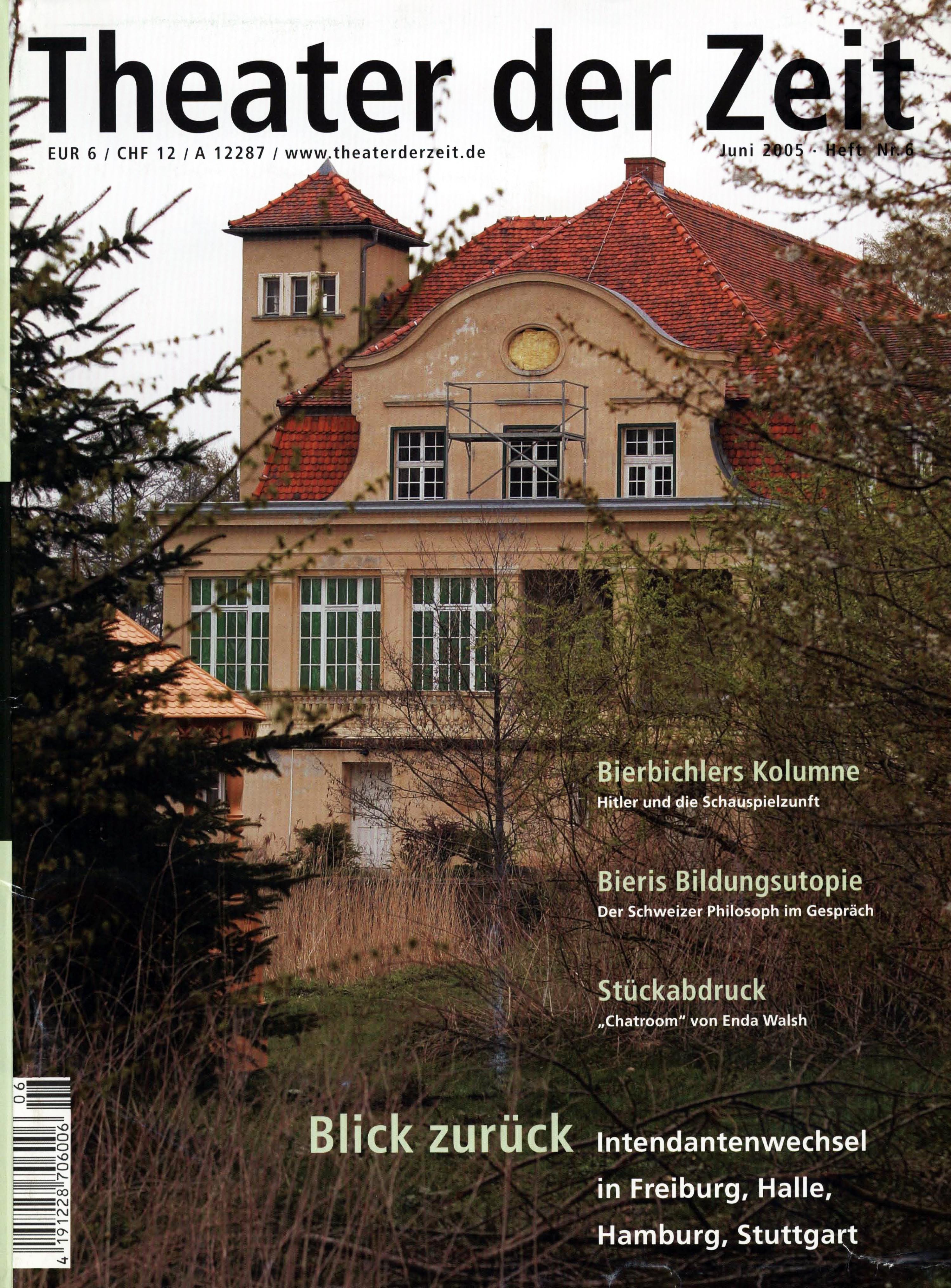 Theater der Zeit Heft 06/2005
