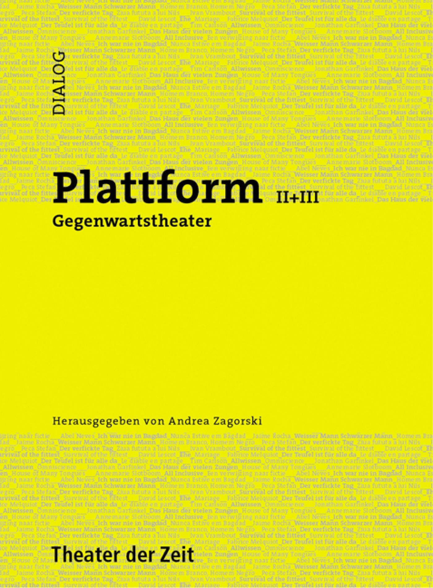 Dialog 8 "Plattform II+III"