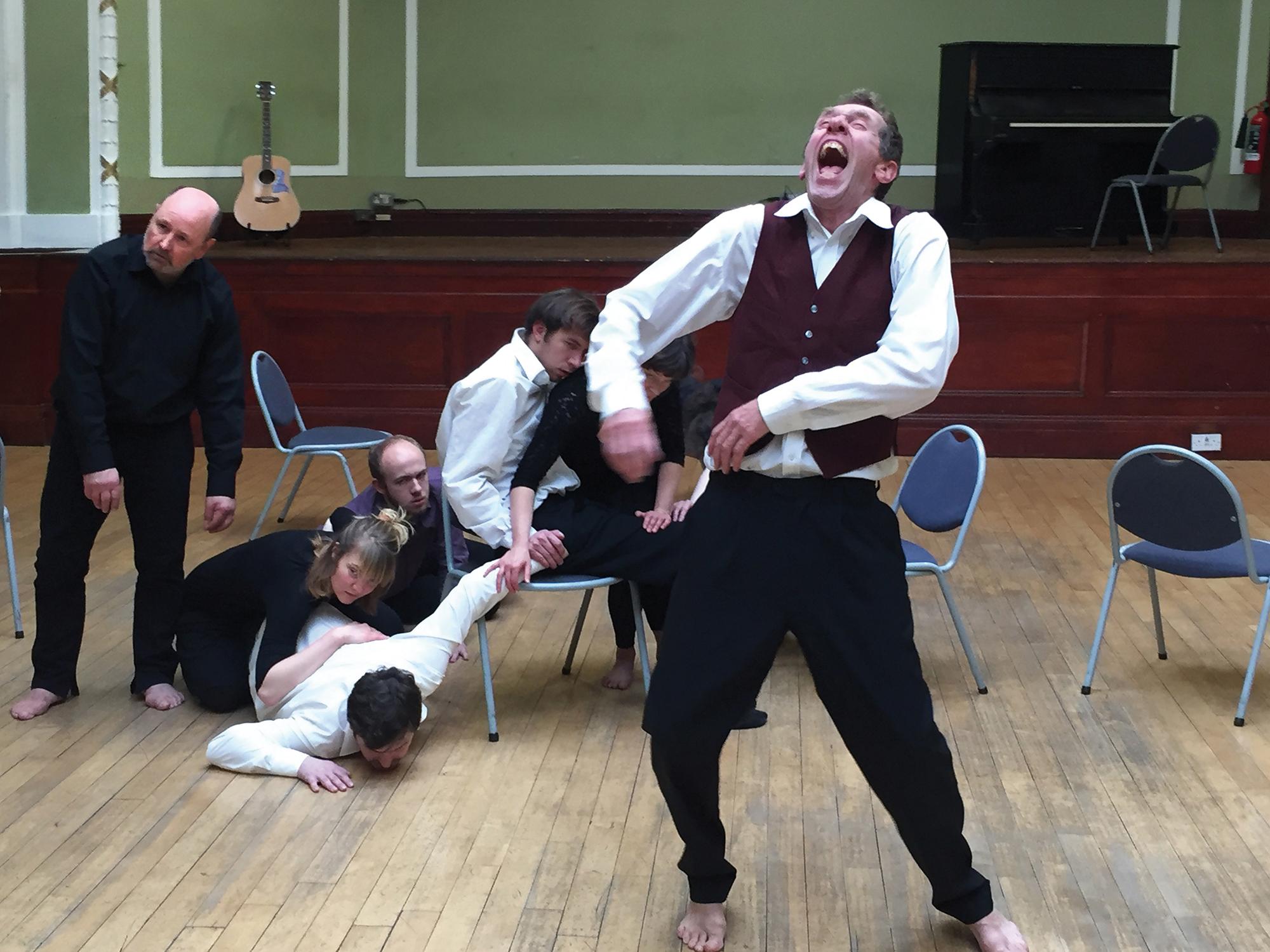 Theaterlabor, Workshop im Leith Theatre, Edinburgh, 2017