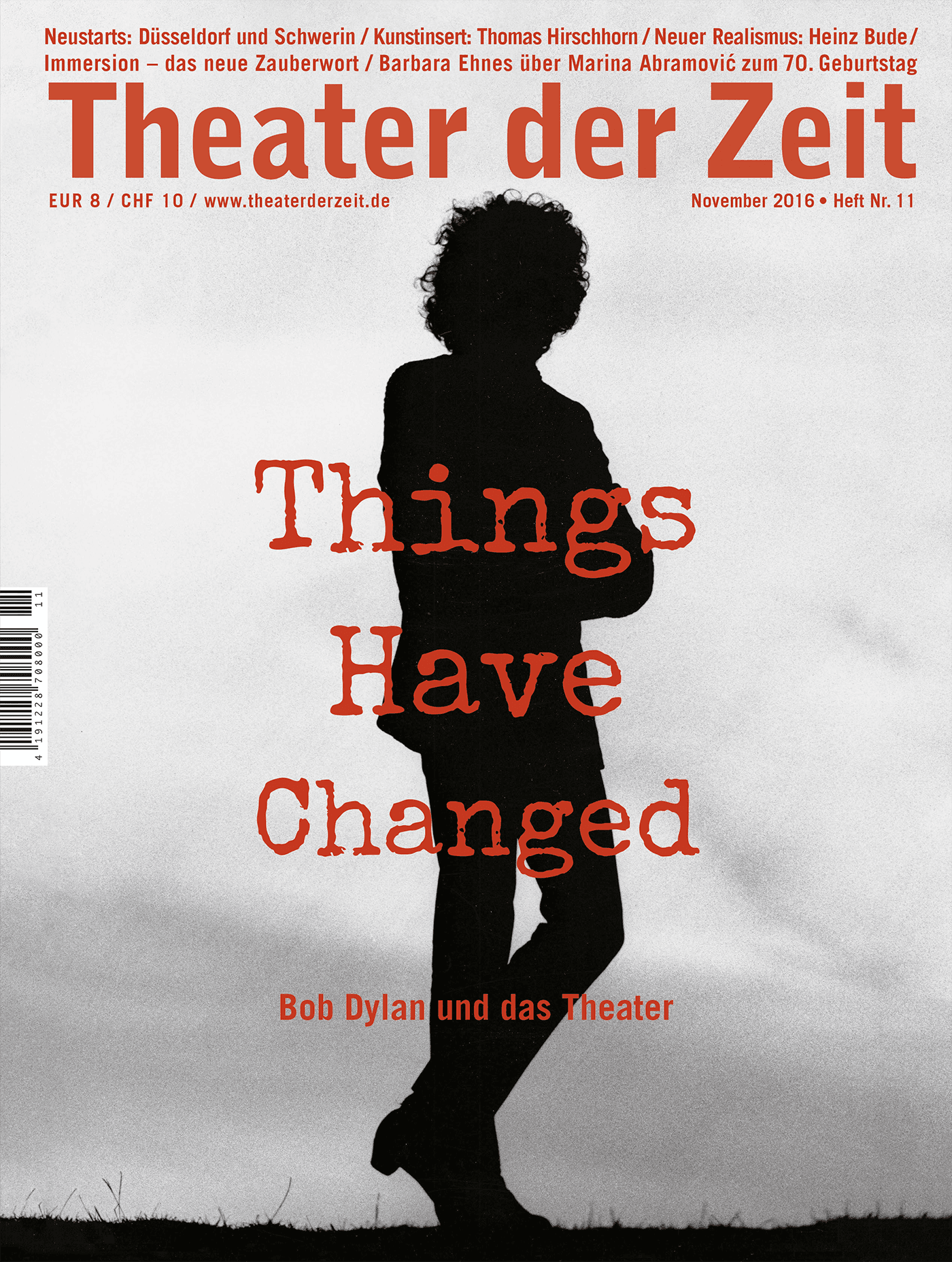Theater der Zeit Heft 11/2016