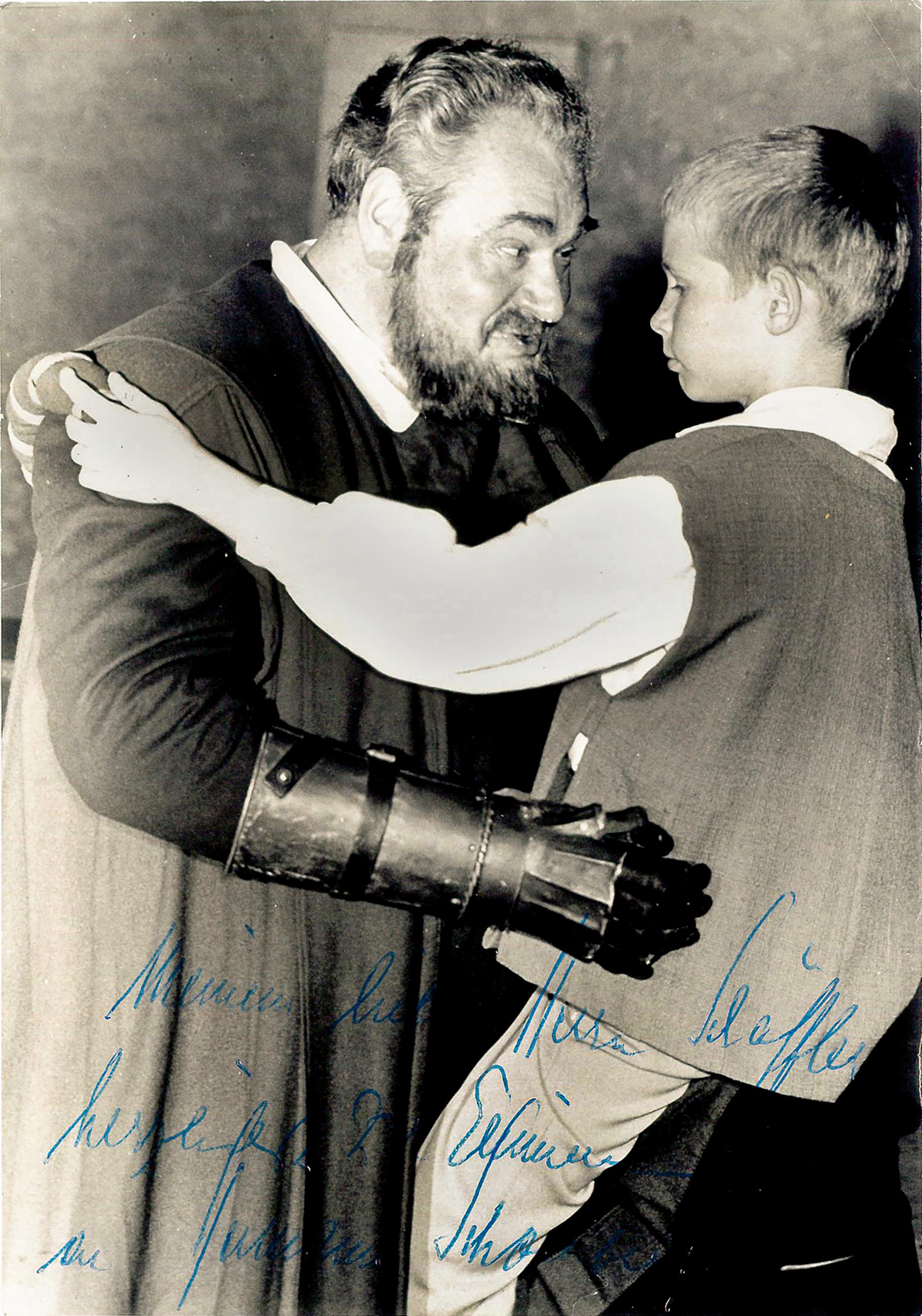1969: „Götz von Berlichingen“ Hermann Schomberg (Götz), Udo Nonnenmacher (Karlchen)
