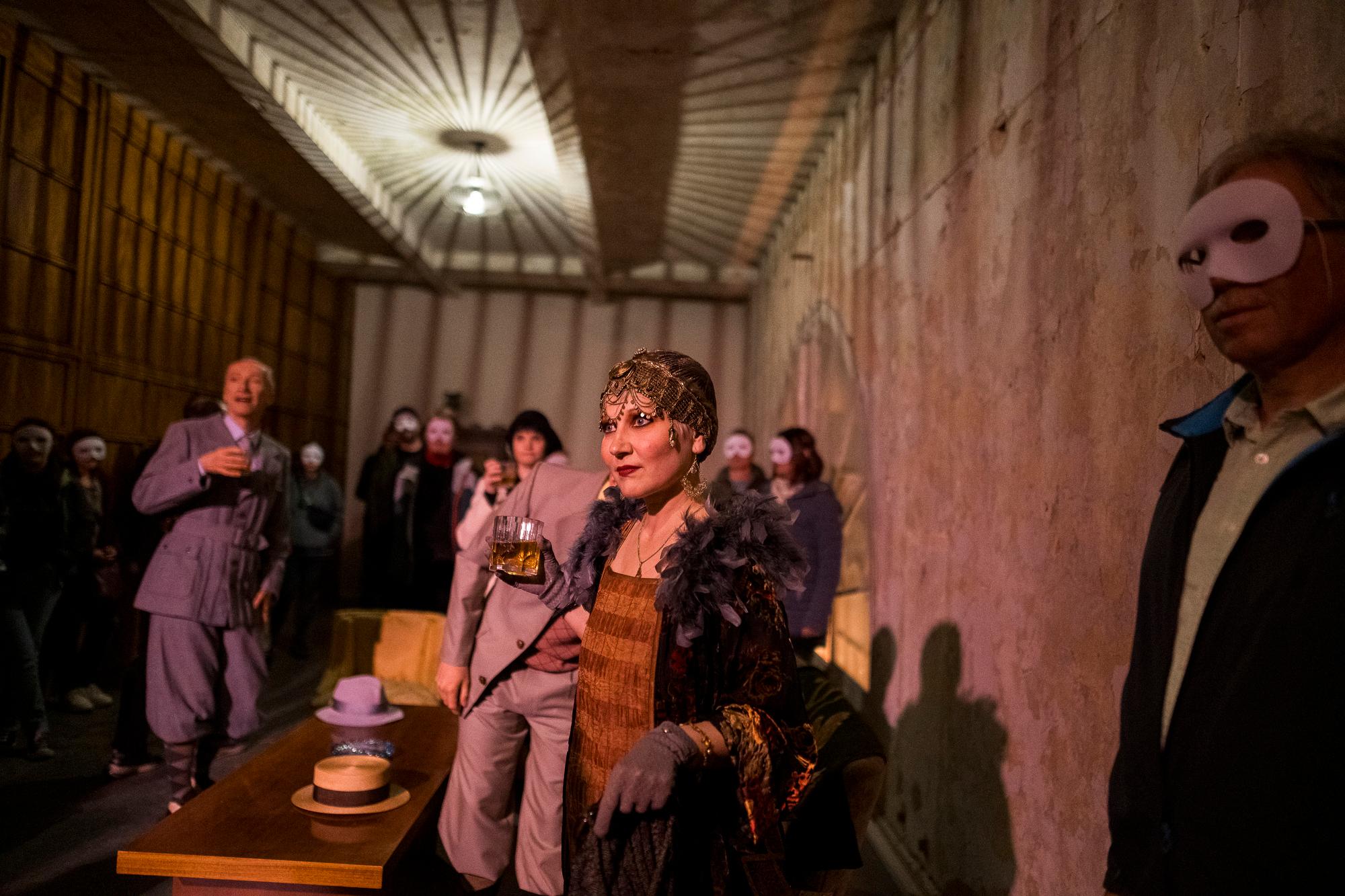 „Gatsby!“ von Daniel Morgenroth nach F. Scott Fitzgerald am Gehart-Hauptmann-Theater Görlitz–Zittau. Foto Pawel Sosnowski