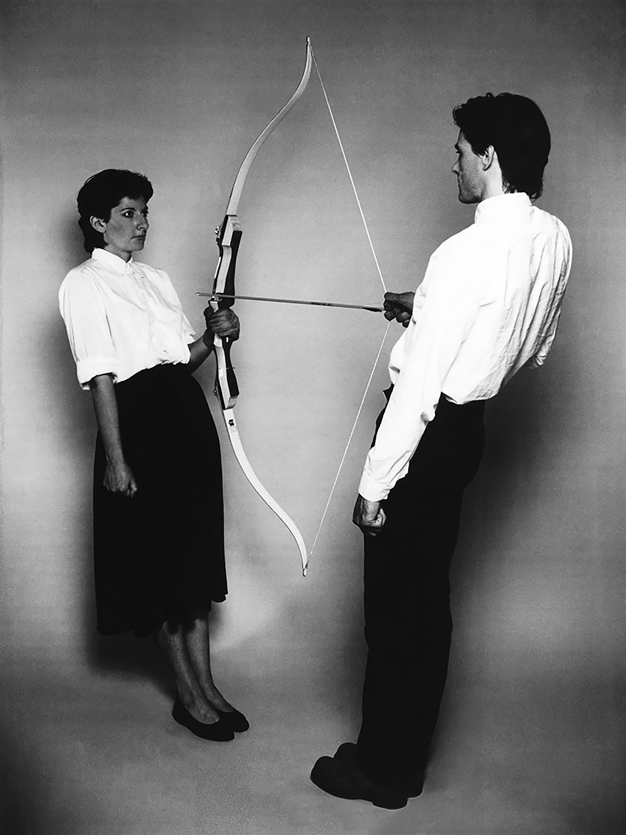 Marina Abramovic´ »Rest Energy« (Werkanteil 80%) © Courtesy of the Marina Abramovic´ Archives / VG Bild-Kunst, Bonn 2023 ULAY Rest Energy (Werkanteil 20%)