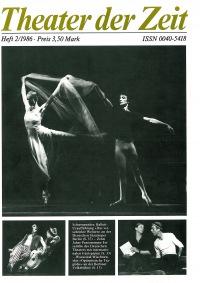 Theater der Zeit Heft 02/1986