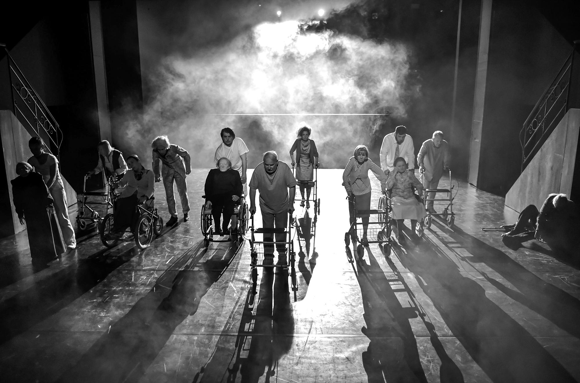 Camino Real (2015) auf der Hinterbühne des Schauspielhauses