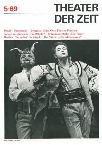 Theater der Zeit Heft 05/1969