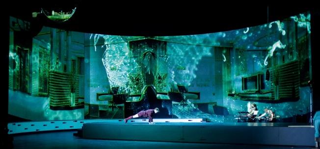 „Was ihr wollt“ von William Shakespeare, Regie: Stefan Pucher, Bühne: Barbara Ehnes, Deutsches Theater Berlin 2015, Foto: Arno Declair