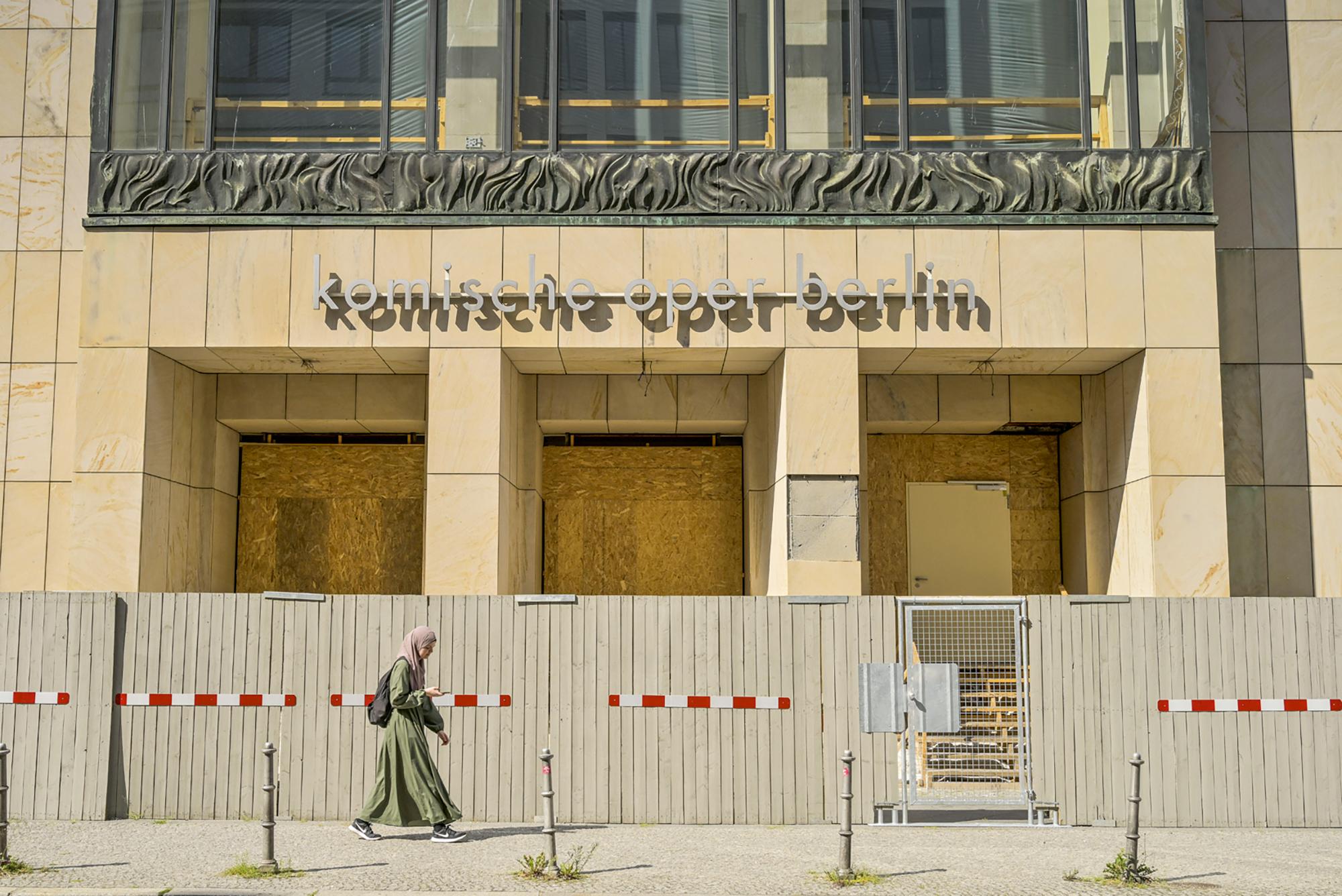 Baustelle der Komischen Oper in Berlin