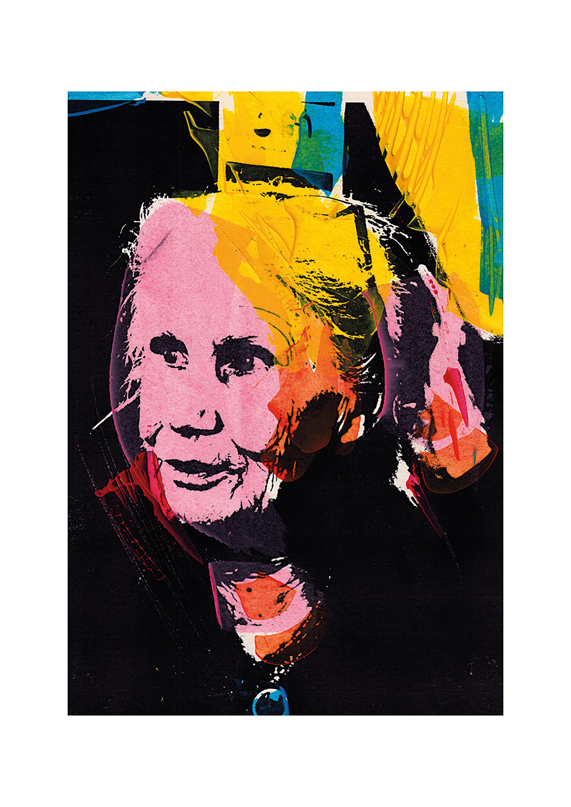 CMT (2022), Kreditkartenkoloriertes Porträt. Originalfoto des Künstlers