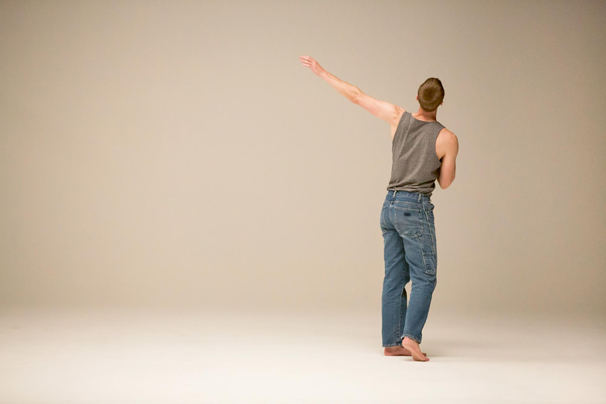 Filming STAGES INTO THE NOW, Scott Jennings at cubic studios in Düsseldorf, 2021