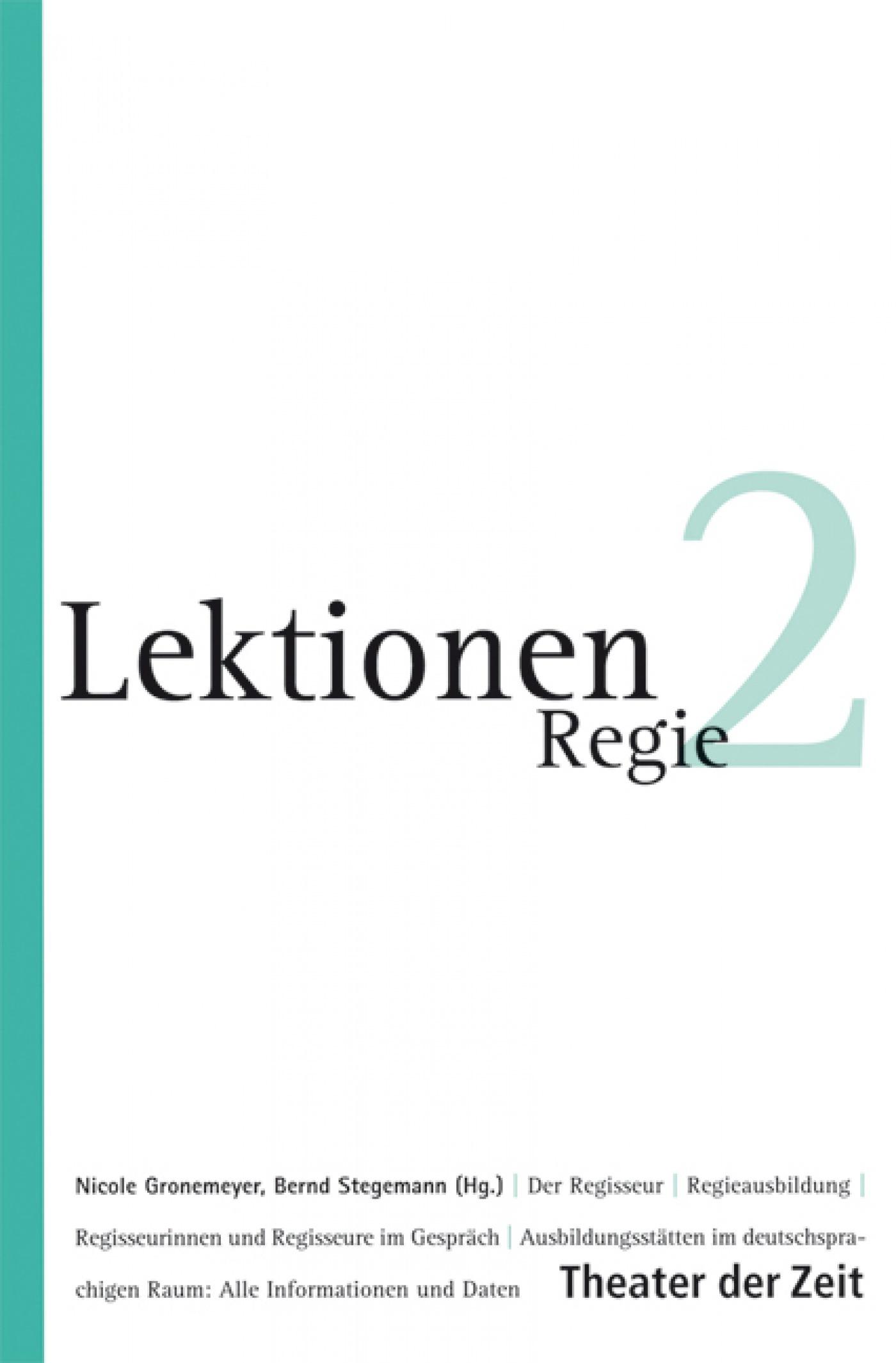 Lektionen 2 "Regie"