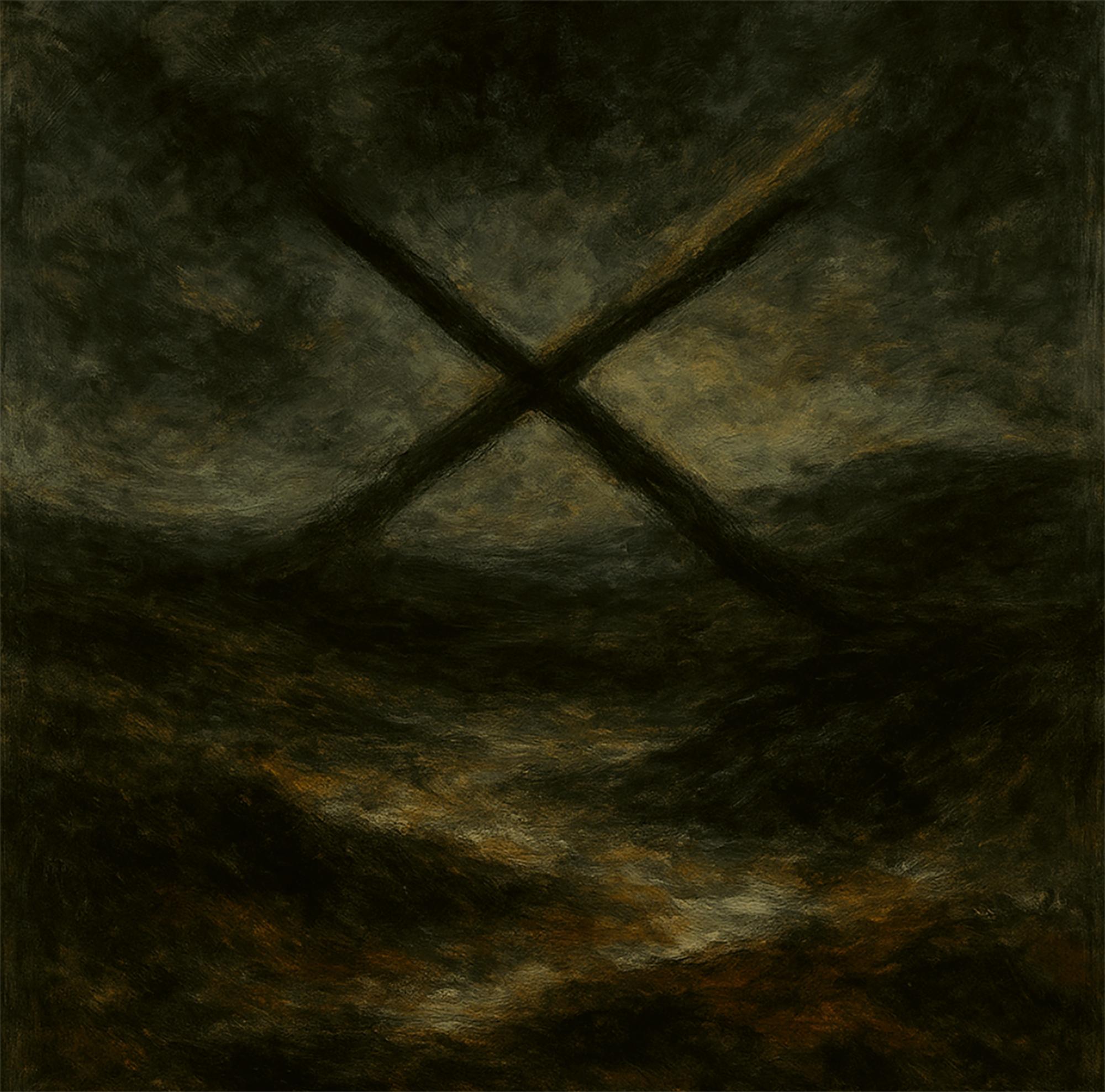 KI, kannst du ein Bild generieren, das Goyas Gemälde Duell mit Knüppeln jenseits des menschlichen  Konflikts zeigt?