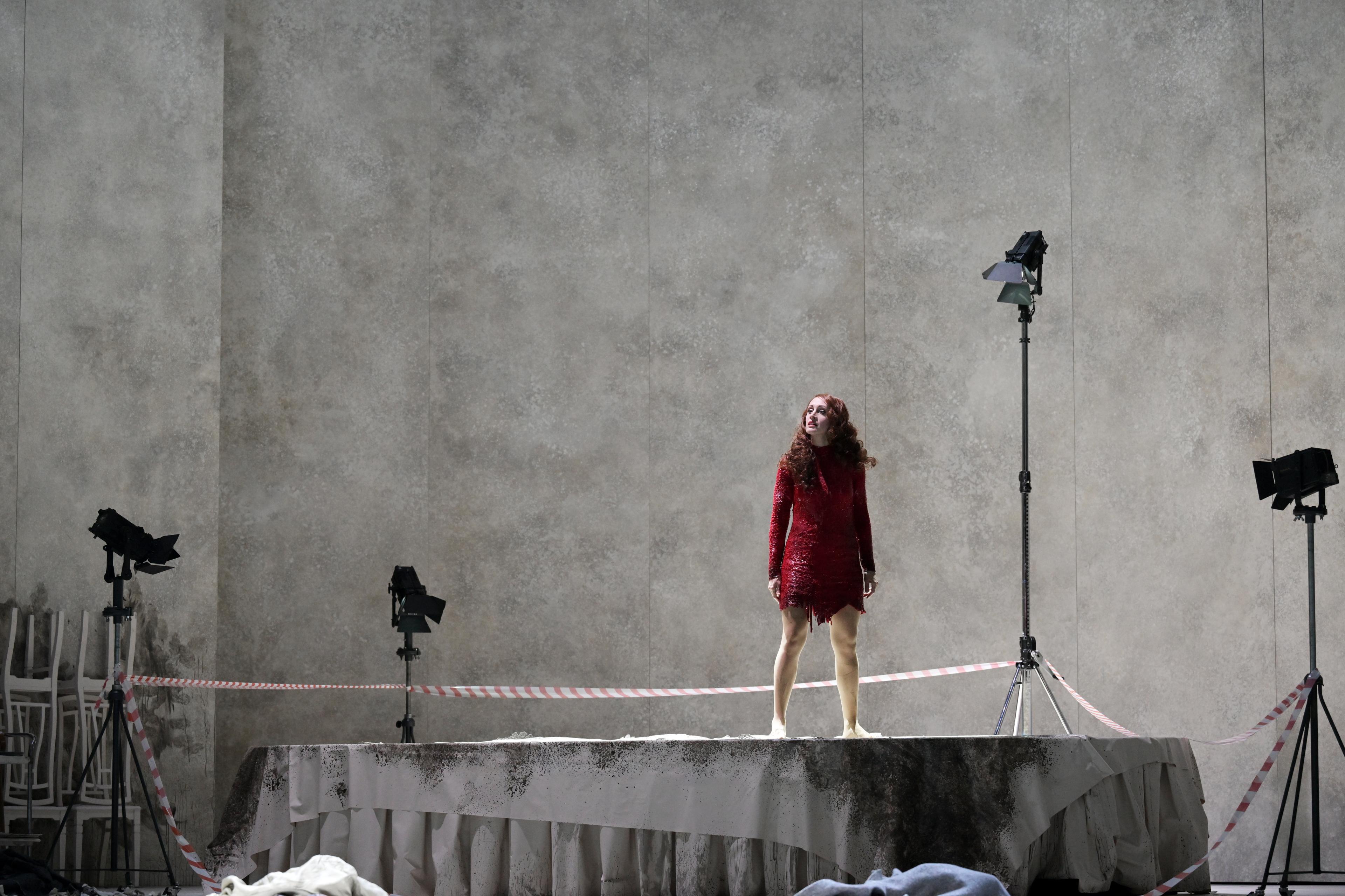 Brenda Rae als „Lulu“ in der gleichnamigen Oper in der Regie von Nadja Loschky. Foto Barbara Aumüller
