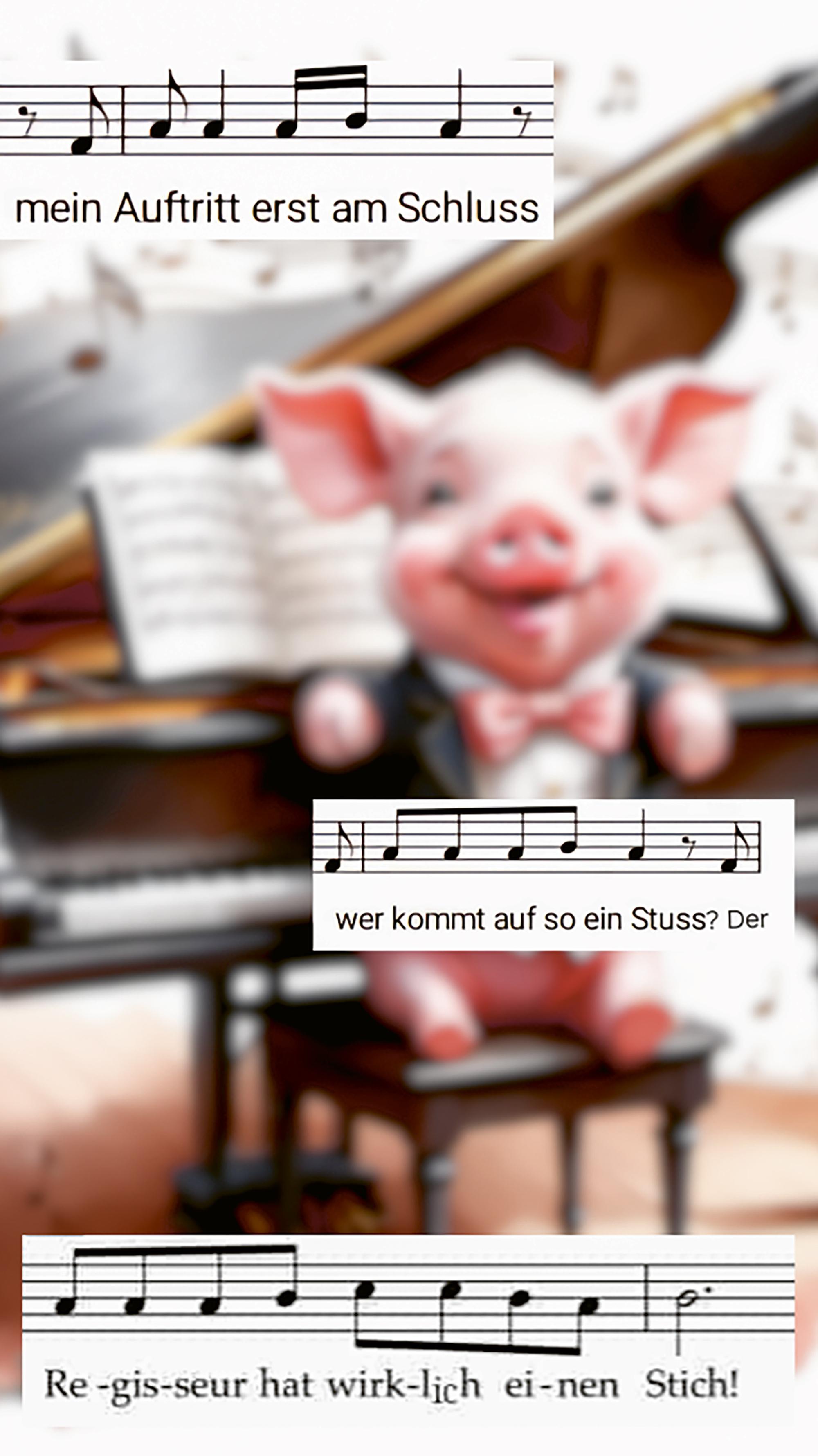 »Mein Schwein pfeifft Mozart«