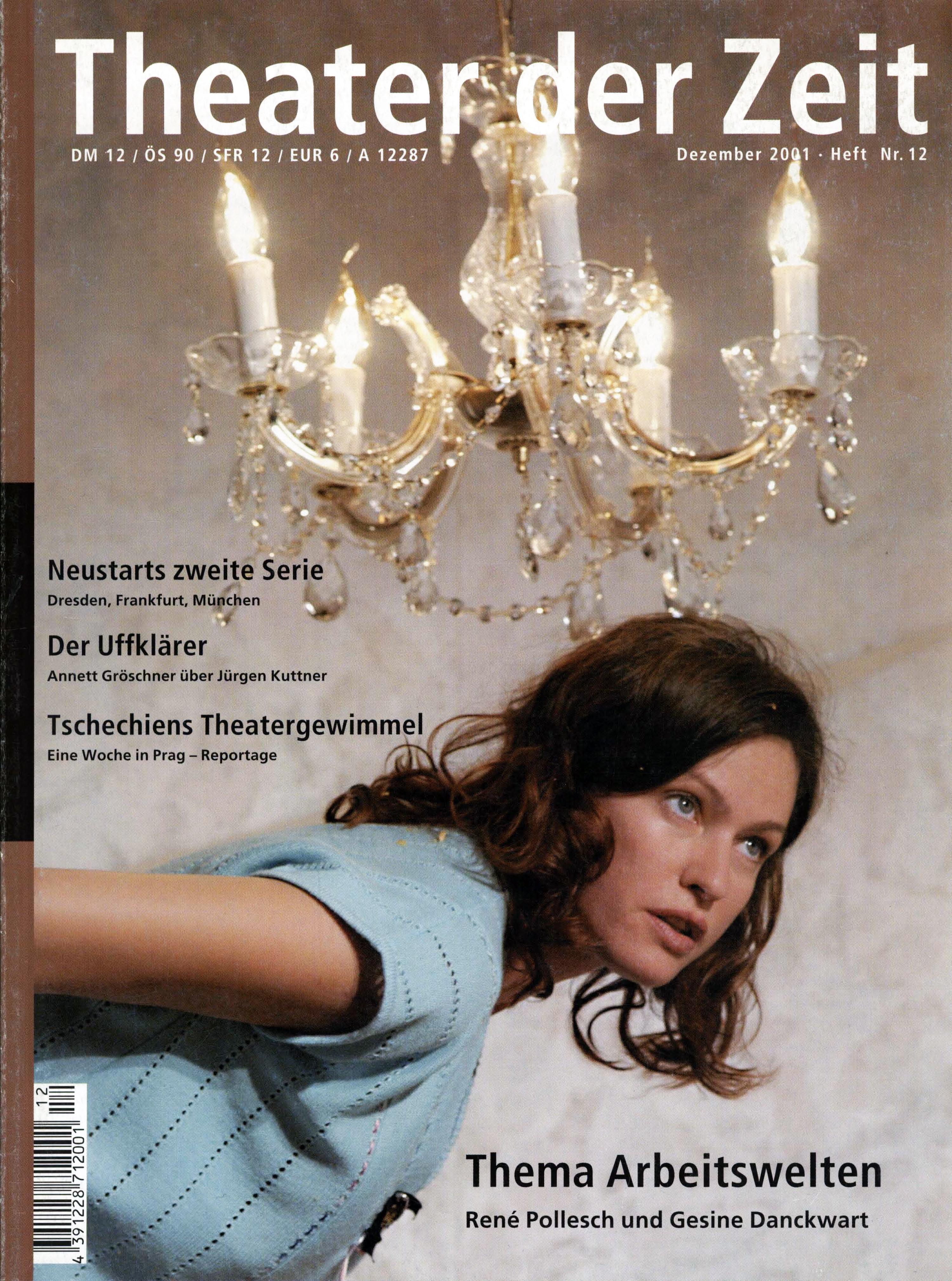 Theater der Zeit Heft 12/2001