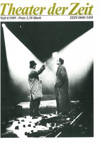 Theater der Zeit Heft 04/1989
