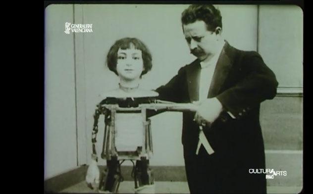 Aus „Sanz y el secreto de su arte” (1918). Film von Maximiliano Thous und Francisco Sanz