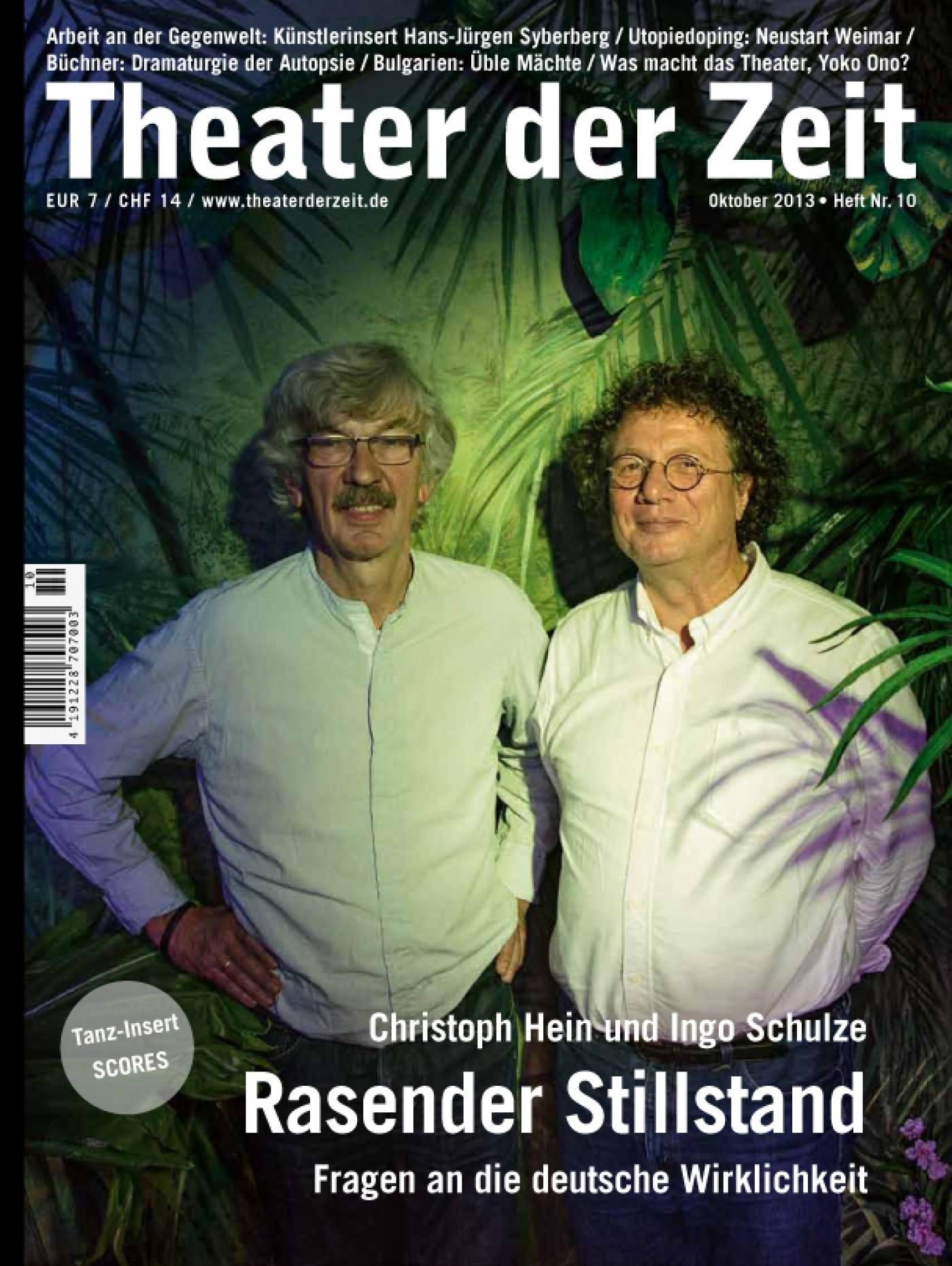 Theater der Zeit Heft 10/2013